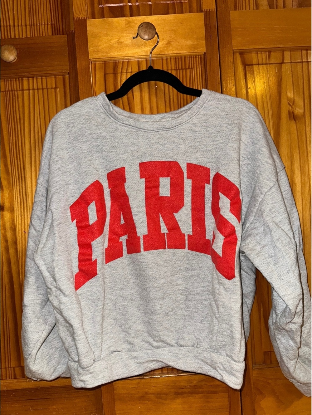 Bucket List Paris Gray Sweatshirt